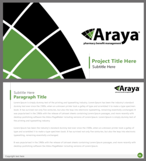 PowerPoint Design by Best Design Hub for Araya | Design: #20533669