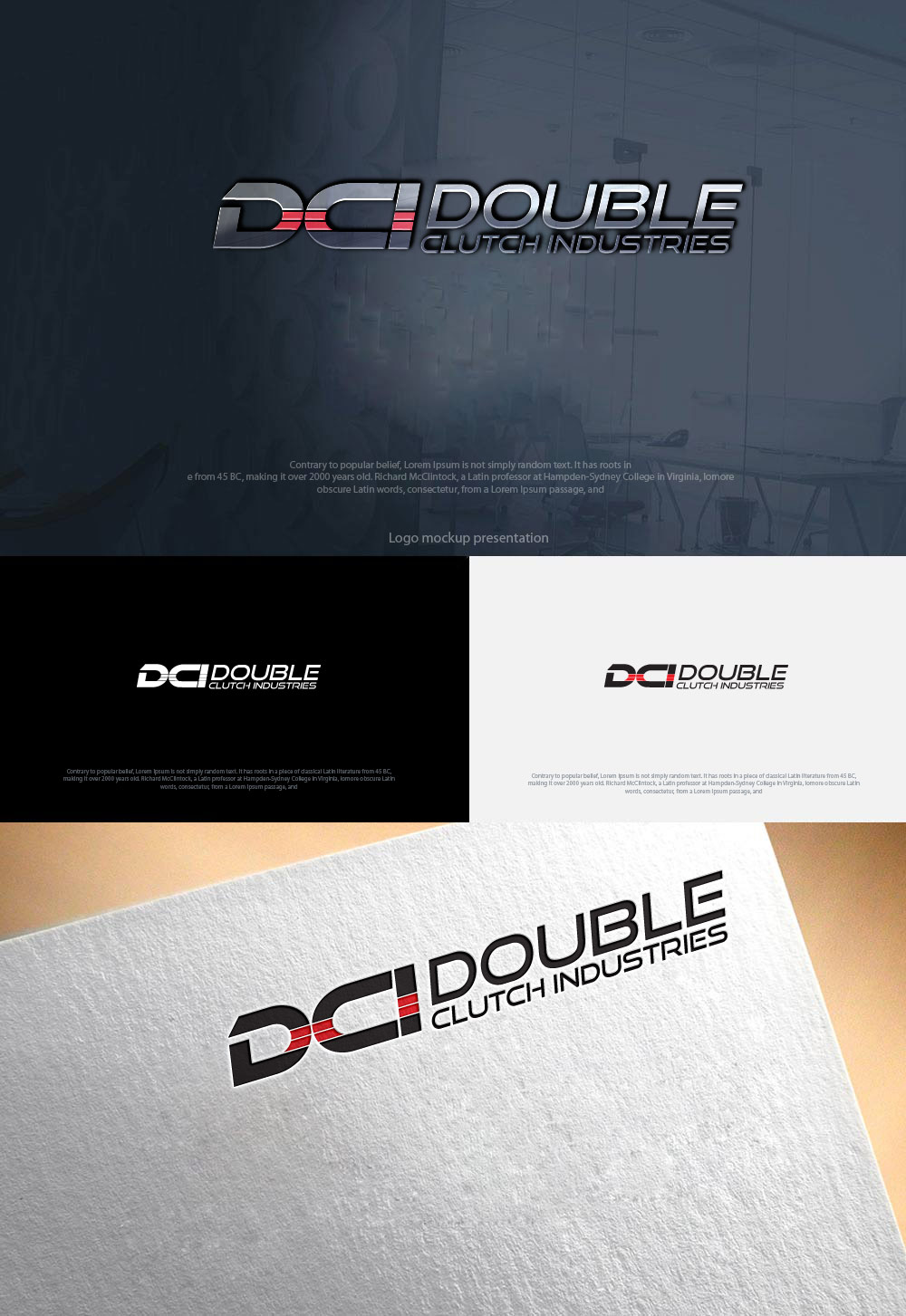 Logo Design by colorsplash .7434 for Double Clutch Industries | Design #20545795