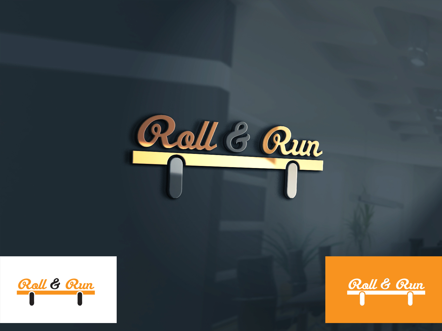 Logo Design by BEEZU for Roll & Run | Design #20553217
