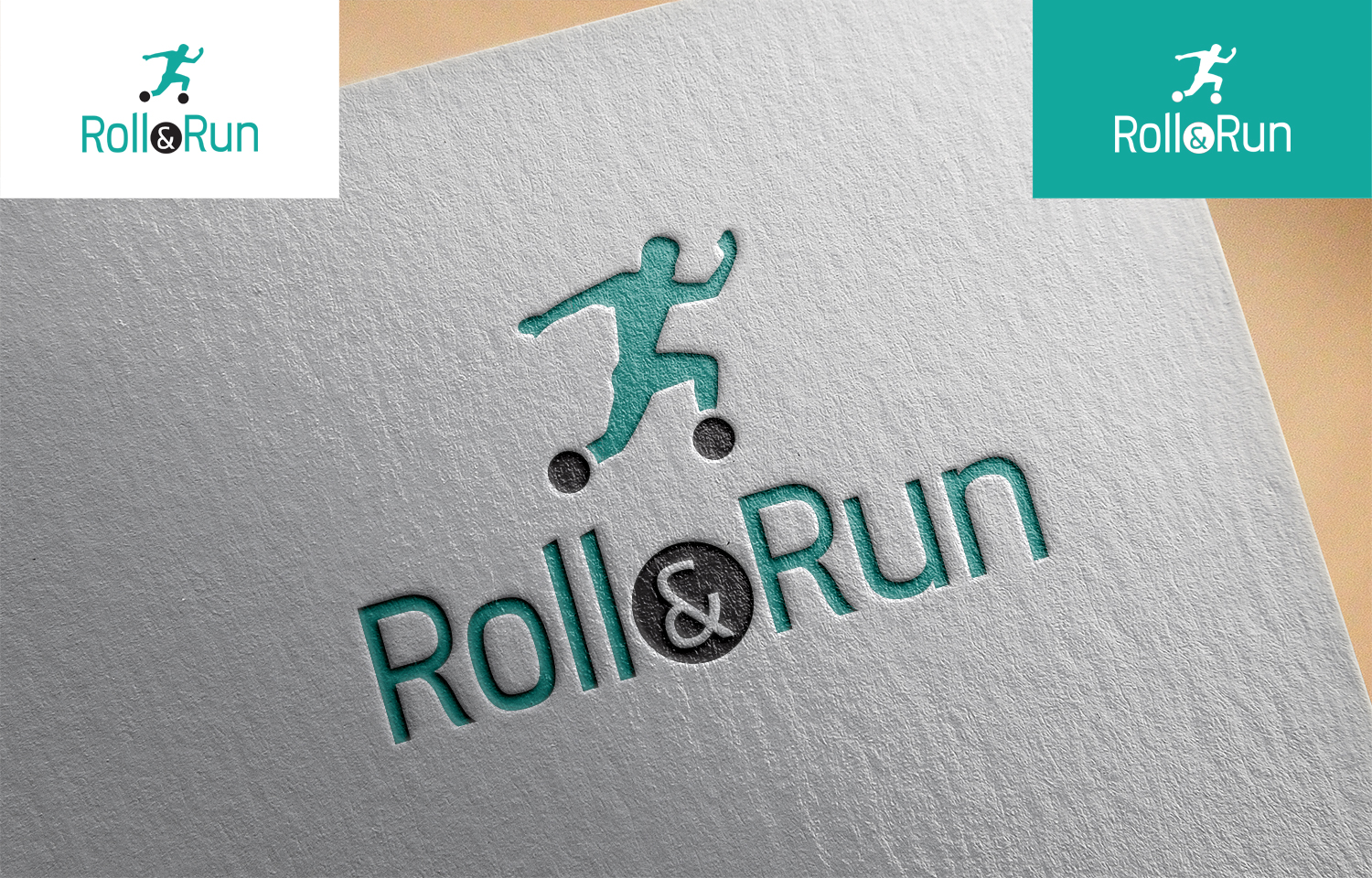 Logo Design by BEEZU for Roll & Run | Design #20553218