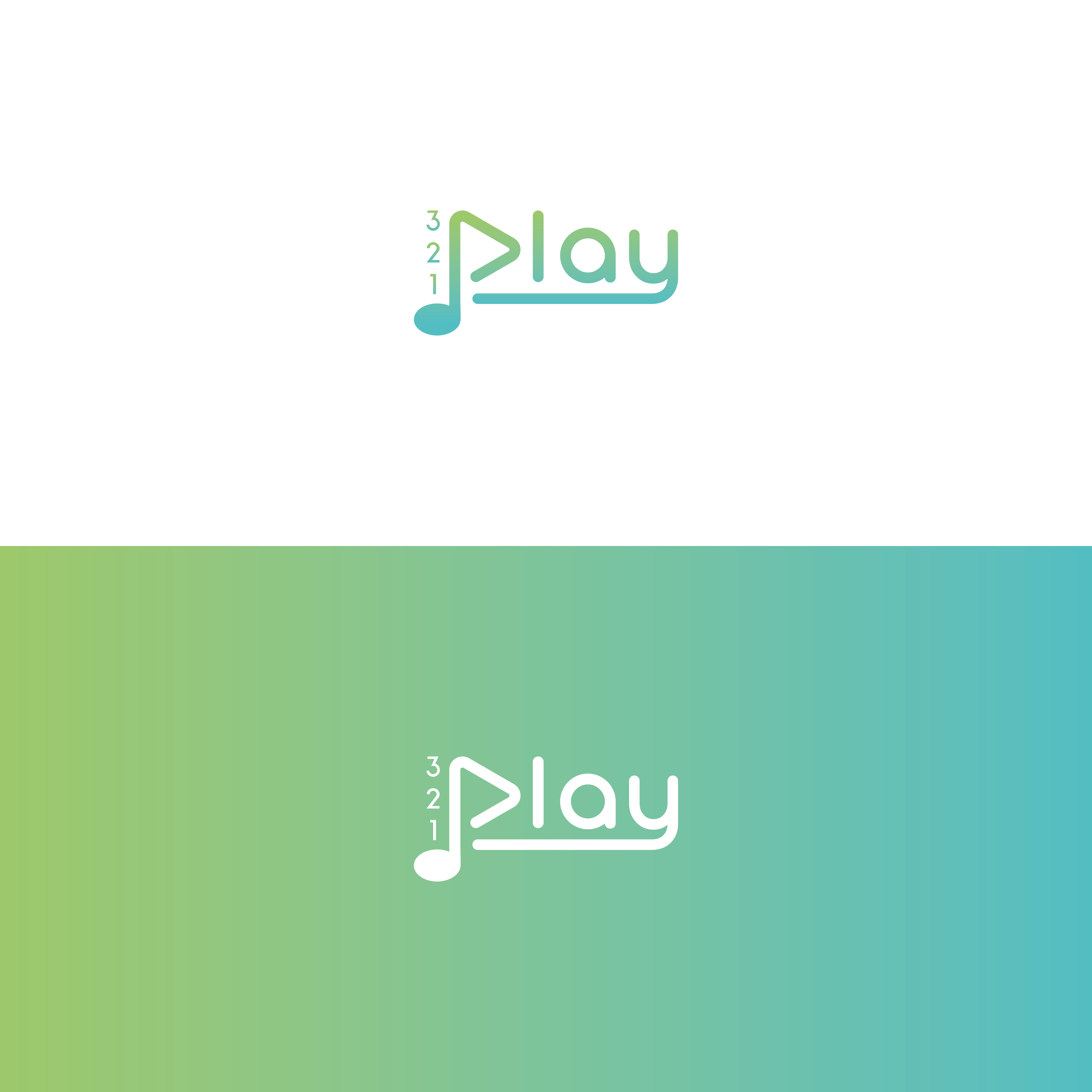 Logo Design by Rusty Circle for 321 PLAY | Design #20542878
