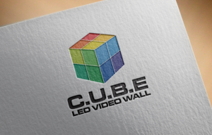 C.U.B.E     LED VIDEO WALL | Logo Design by Riv.