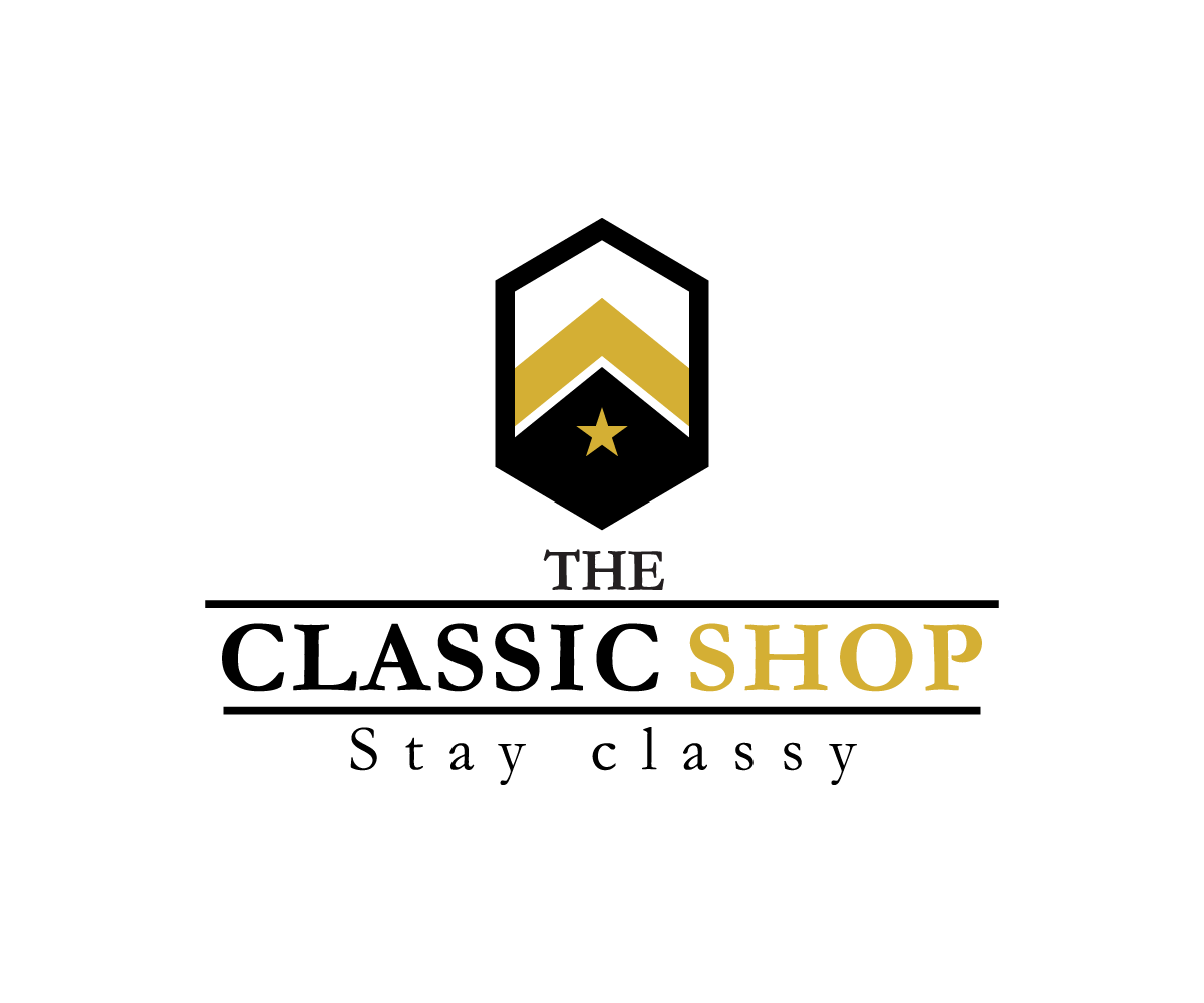 Modern Elegant Fashion Logo Design For The Classic Shop Slogan Stay Classy By Roba Design 5876