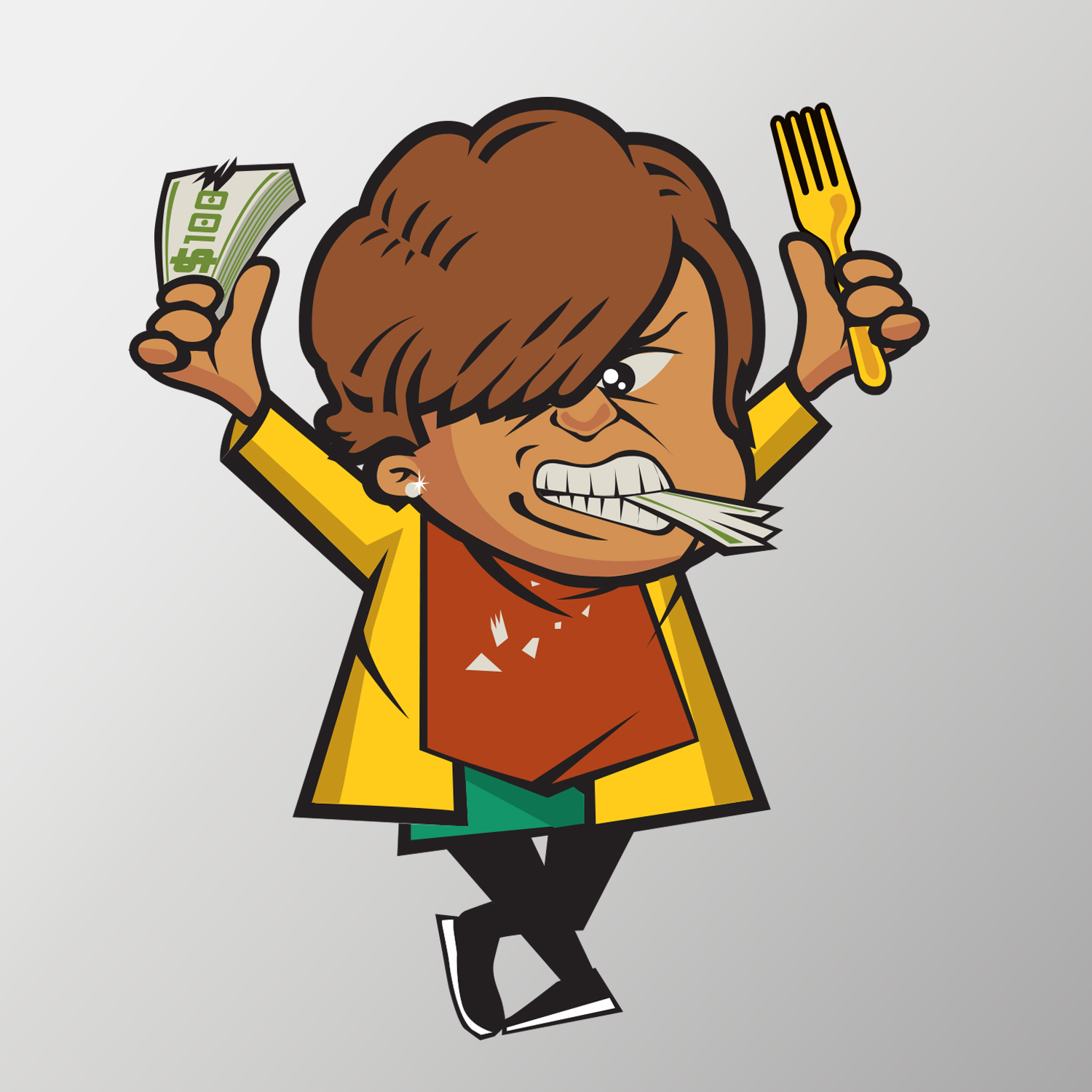 T-Shirt-Design von Eightone 3 für Hunger | Design #20573267