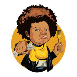 My project name is called hunger im trying have a decent logo for my tshirt bussiness  | Diseño de Camiseta por Eightone 3