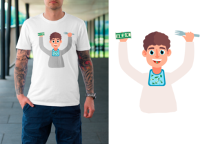 T-Shirt-Design von Jean Pool für Hunger | Design: #20549411