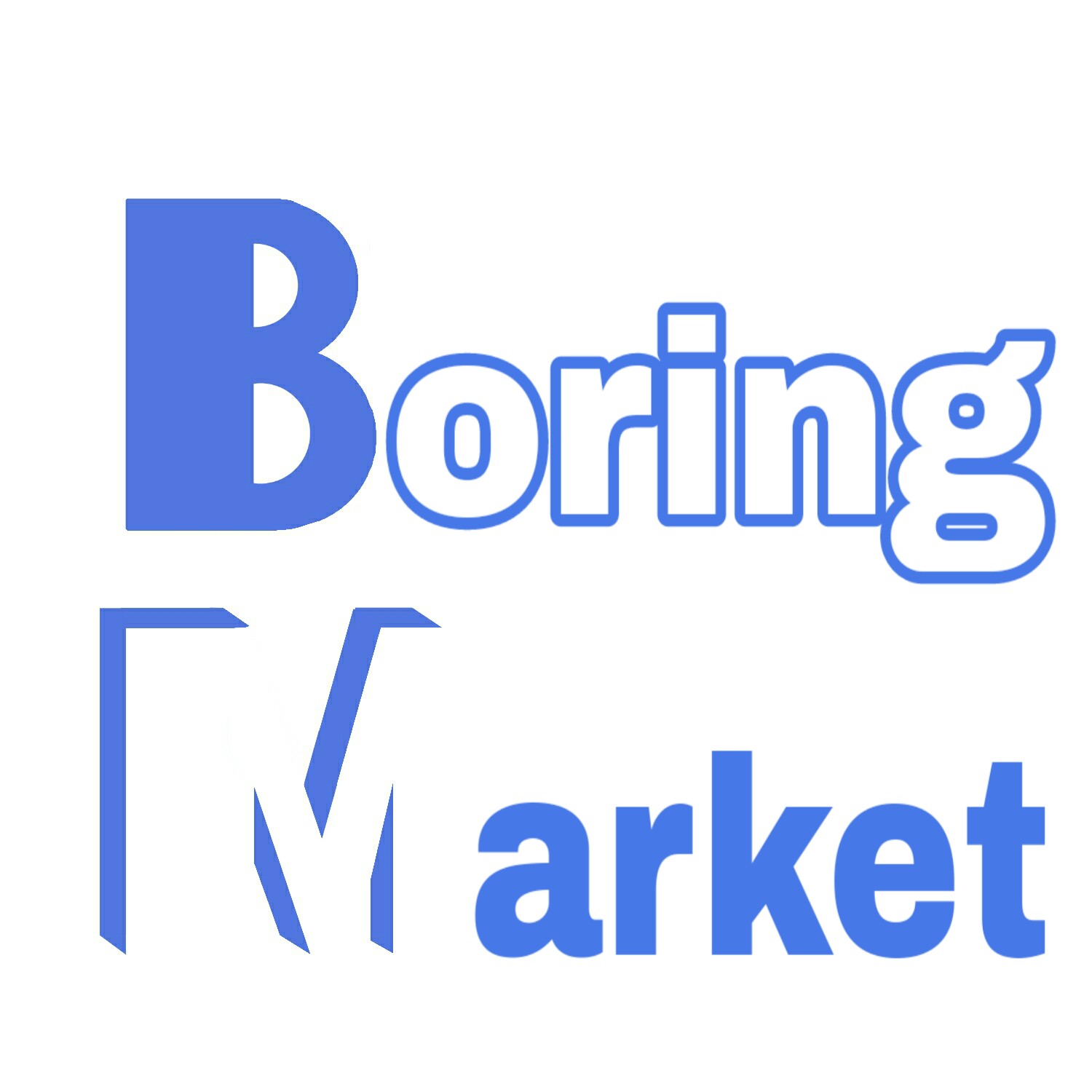 Logo Design by Irvan 2 for BORING MARKET | Design #20547129