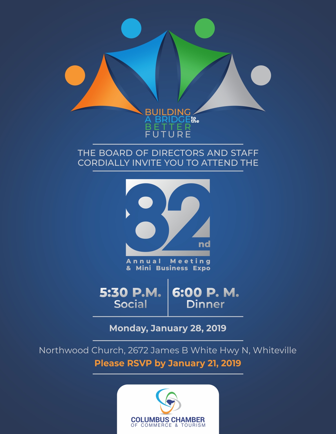 Graphic Design by Market bees for Columbus Chamber of Commerce and Tourism | Design #20593549
