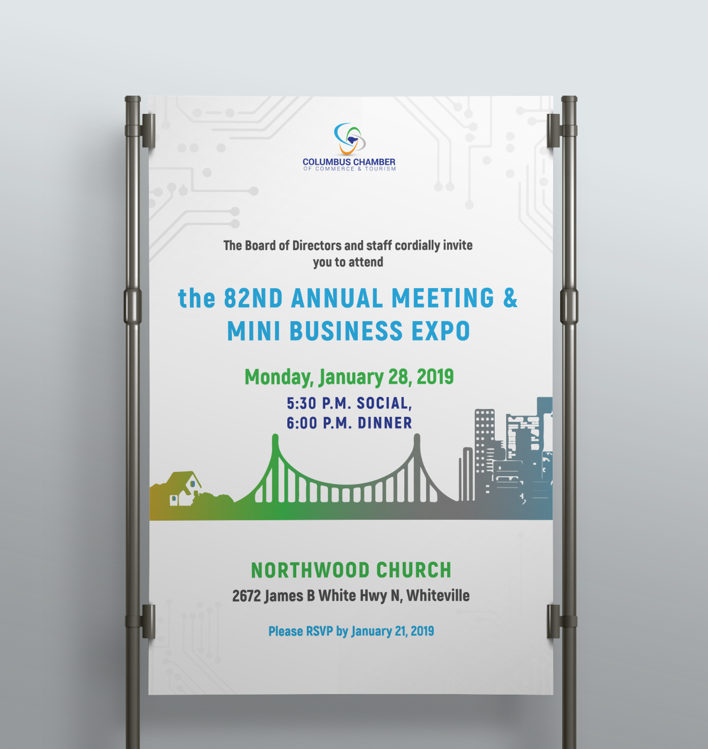 Graphic Design by :) Zoya for Columbus Chamber of Commerce and Tourism | Design #20558657