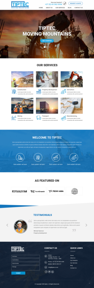 Web Design par pb pour ce projet | Design : #20559177