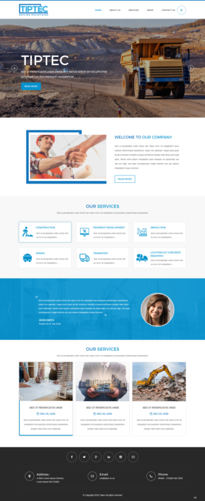 Web Design par pb pour ce projet | Design : #20559181