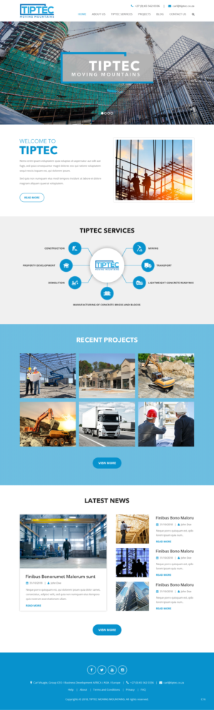 Web Design par pb pour ce projet | Design : #20559187