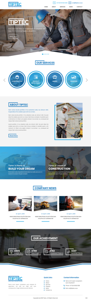 Web Design par pb pour ce projet | Design : #20559189