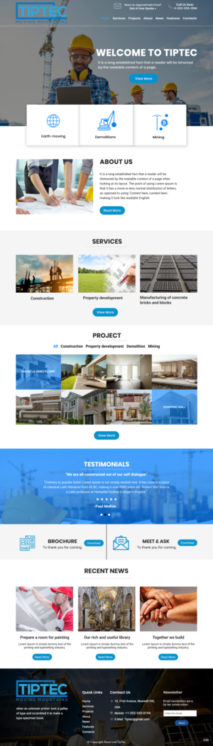 Web Design par pb pour ce projet | Design : #20559193