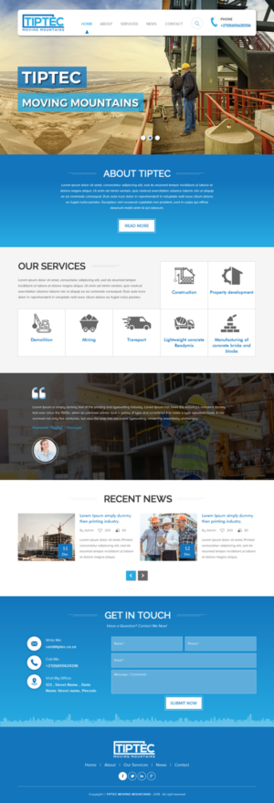 Web Design par rightway pour ce projet | Design : #20569351