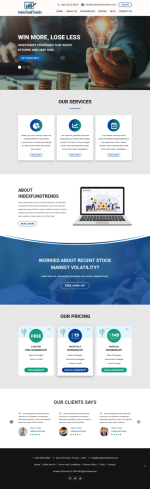 Design Wordpress par pb pour ce projet | Design : #20559253