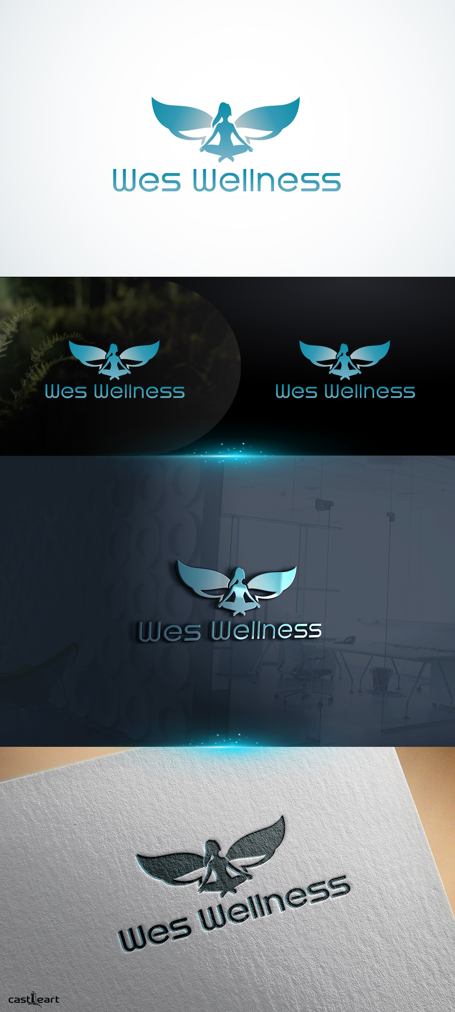 Logo-Design von CastleArt für Wes Wellness | Design #20600745
