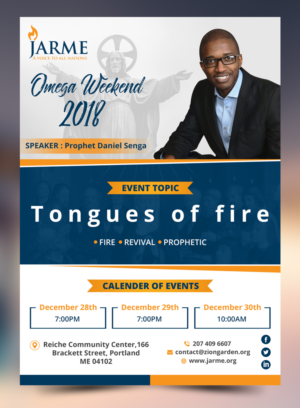 Omega Weekend event flyer | Flyer Design by TSU Creations