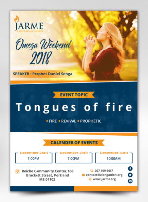 Diseño de Flyer por TSU Creations para Meditation Garden | Diseño: #20547911