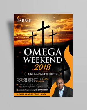 Omega Weekend event flyer | Flyer Design by SAI DESIGNS