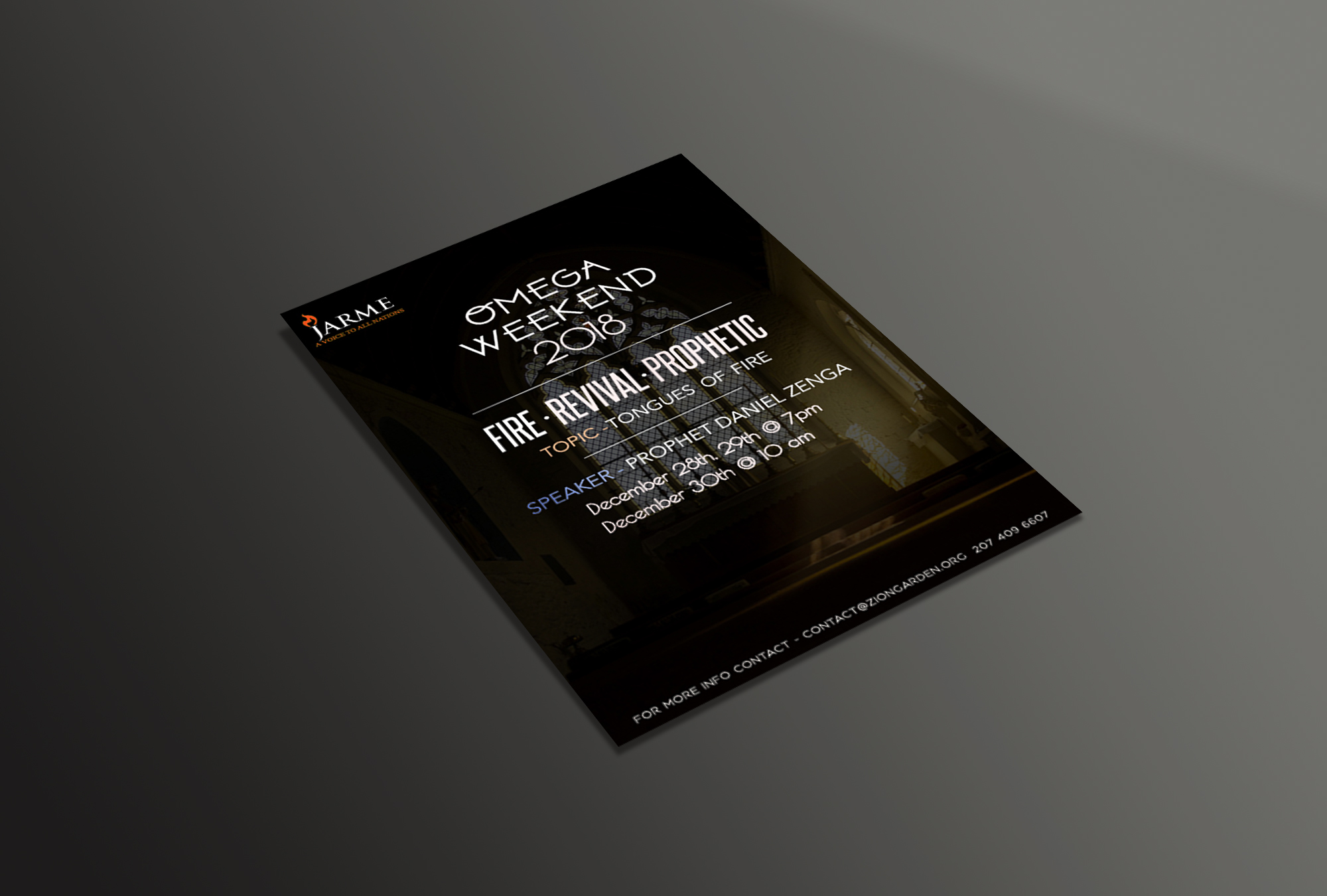 Flyer Design by Garima 4 for Meditation Garden | Design #20546941
