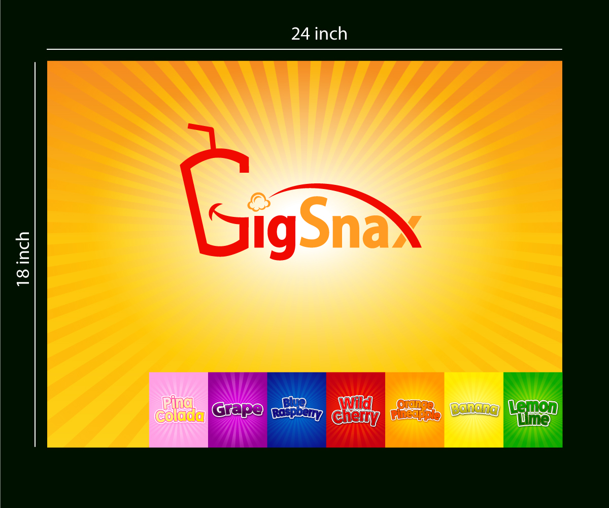 Postcard Design by Andi Yan for GigSnax | Design #20634577