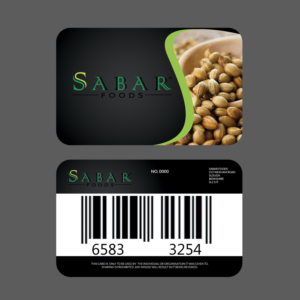 Loyalty cards for indian supermarket  | Card Design by Schöpfer