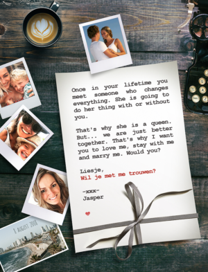 Magazine advertisement for wedding proposal | Advertisement Design by Tatlin