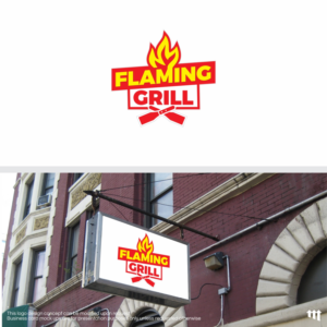 Flaming Grill | Logo Design by MBARO