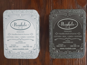 Rosdale belly band - cardboard to wrap around a plain tin for Gift | Etikett-Design von Yafi Mridha