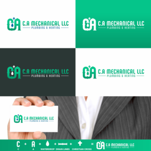 Logo Design by zatsukiki for C A Mechanical | Design: #20568045