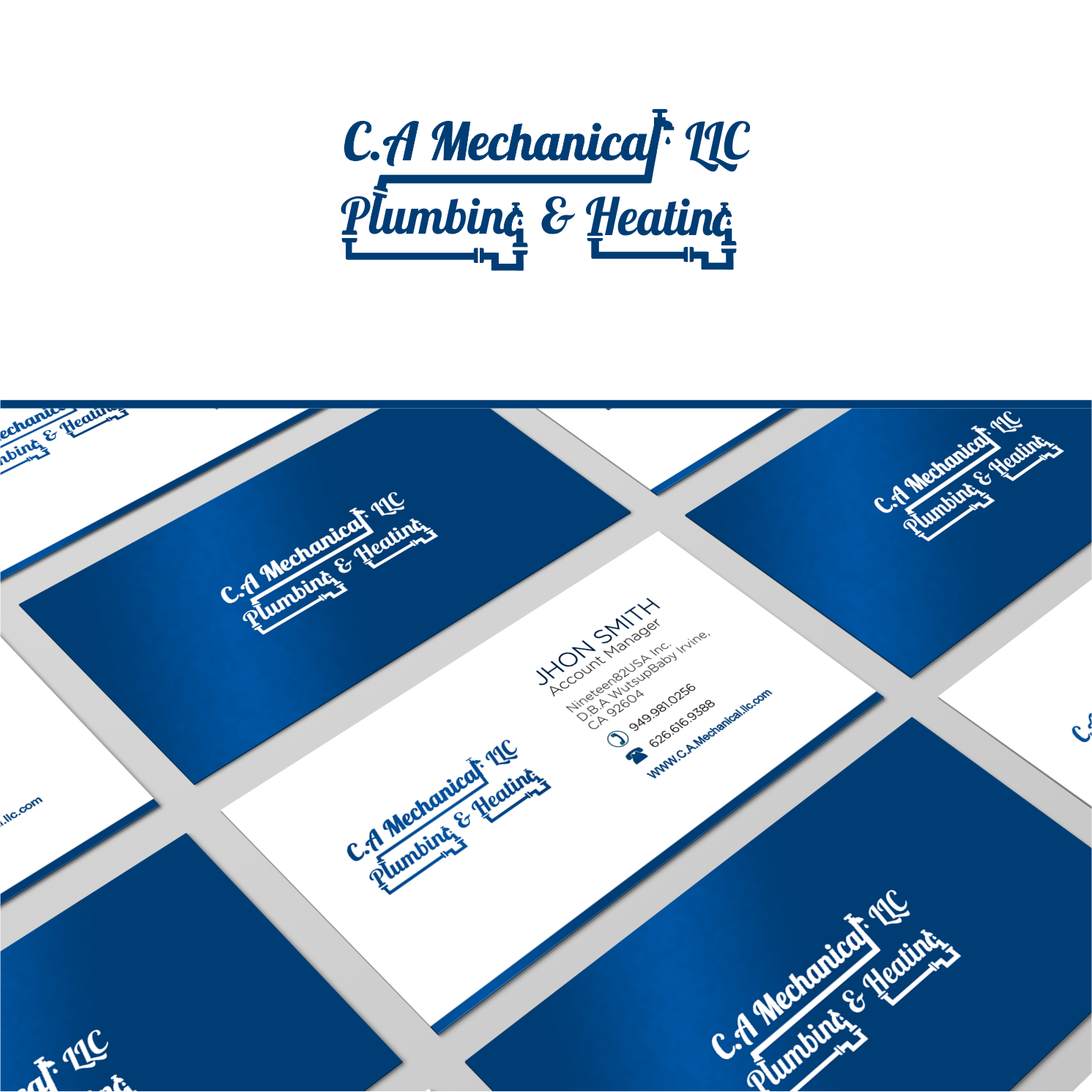 Logo Design by v_forvendeta for C A Mechanical | Design #20567462
