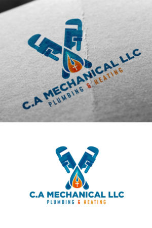 C.A Mechanical LLC Plumbing & Heating  | Logo Design by Rzk