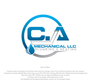 Logo Design by arena plip for C A Mechanical | Design: #20560033