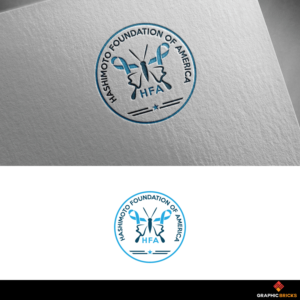 It could potentially say Hashimoto Foundation of America, HFA, or HFA AND Hashimoto Foundation of America. | Logo Design by Graphic Bricks