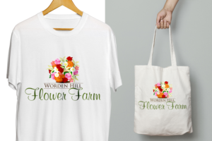 Worden Hill Flower Farm | Logo Design by Roger B.