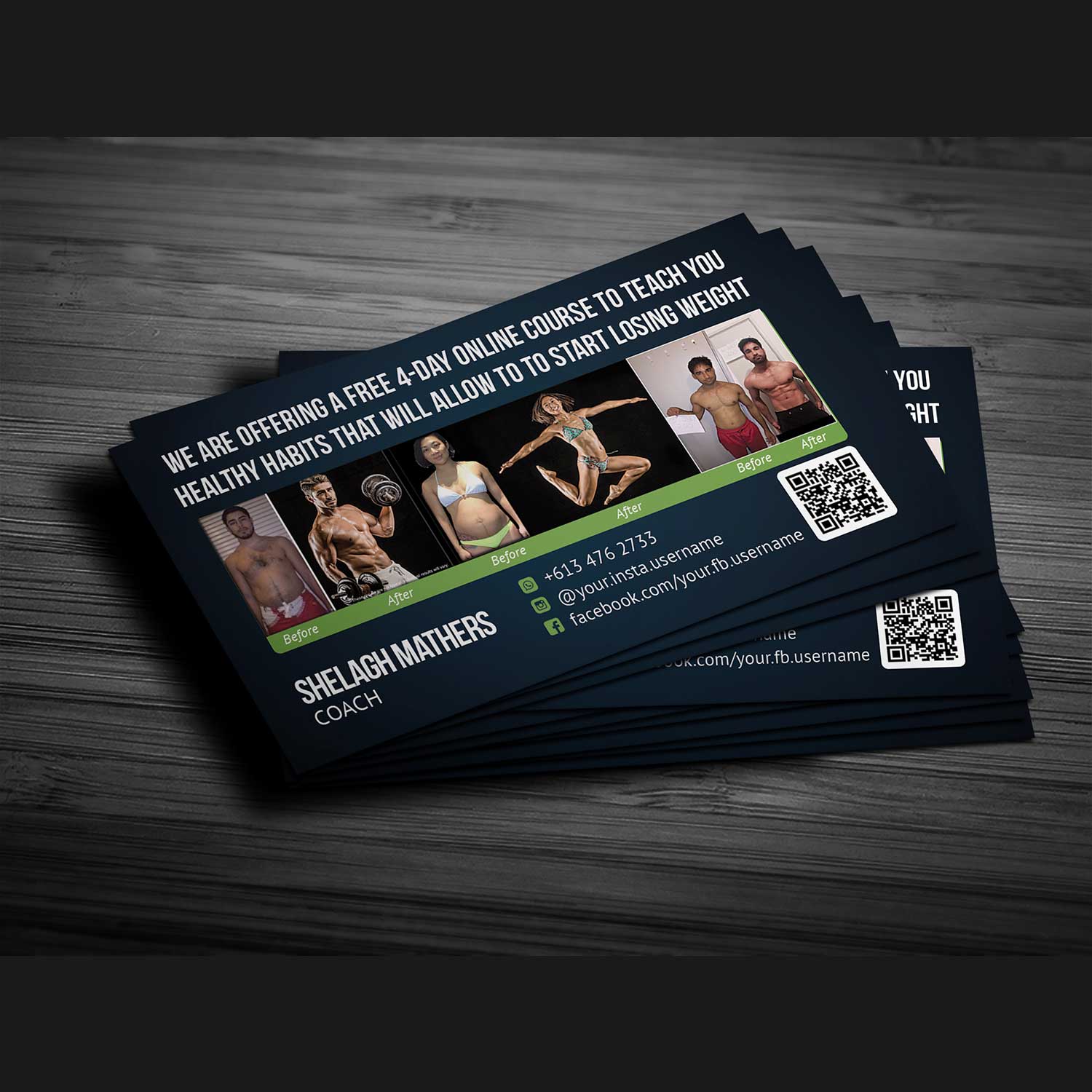 Business Card Design by Sujan4art for Total Wellness Support Centre Pte Ltd | Design #20556915