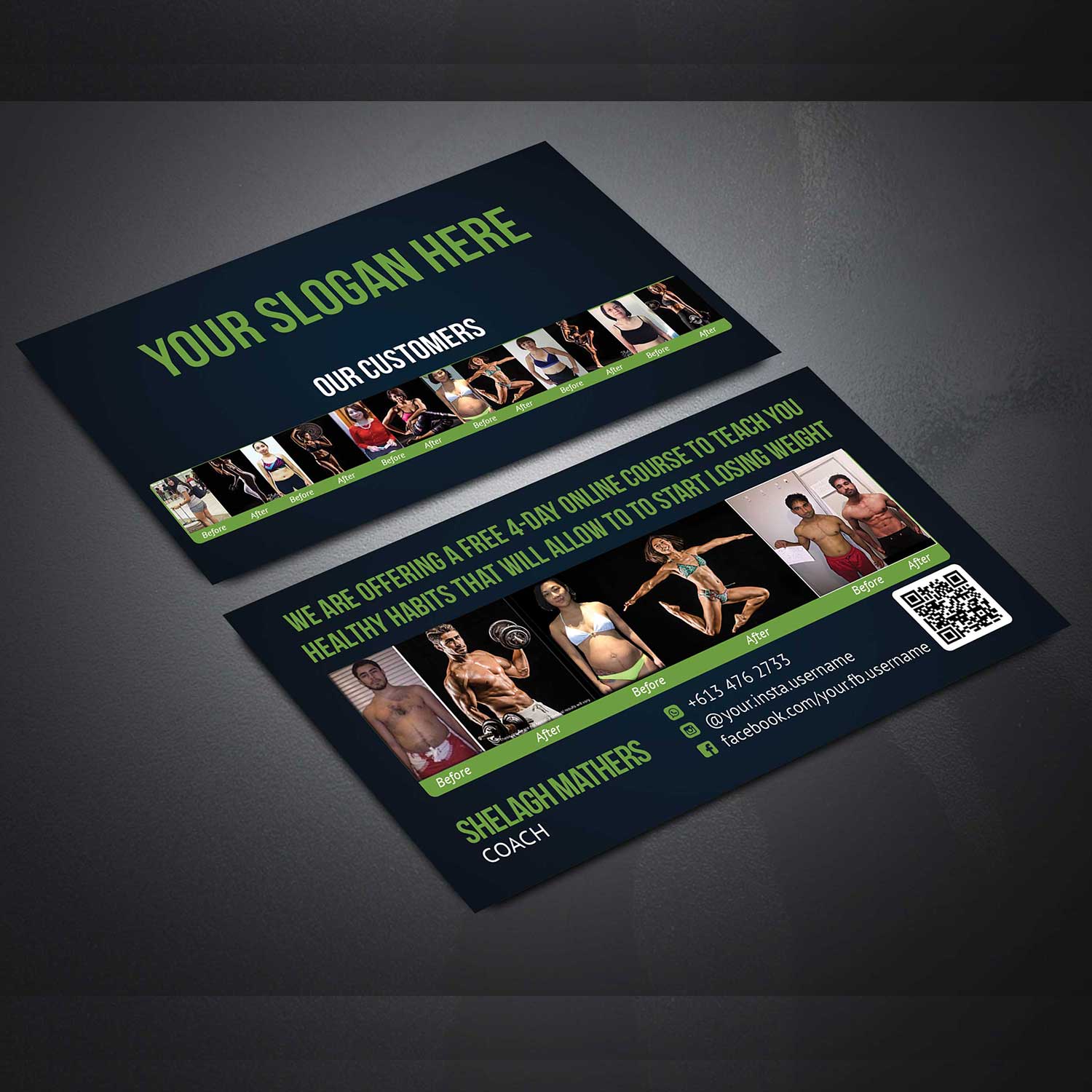 Business Card Design by Sujan4art for Total Wellness Support Centre Pte Ltd | Design #20556918