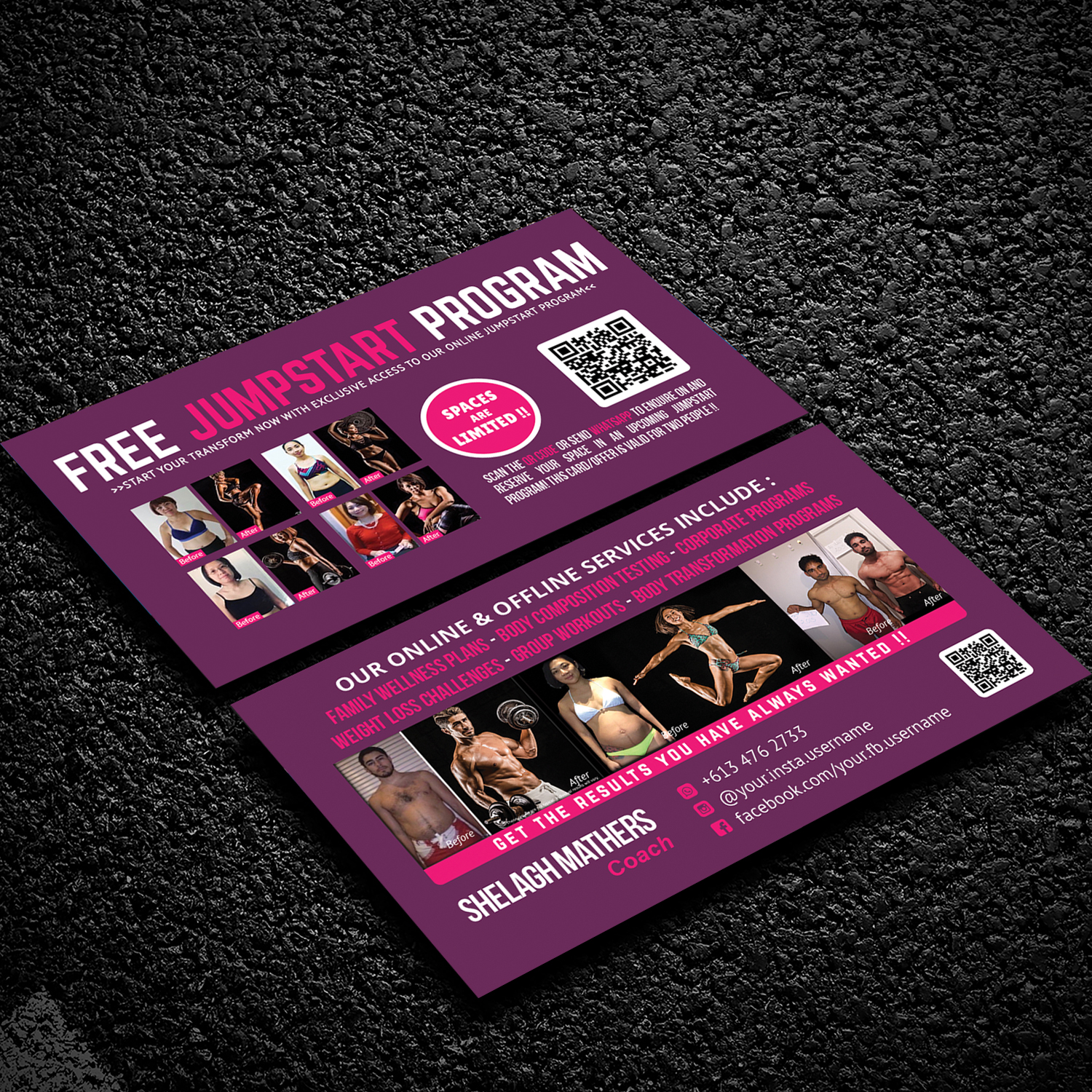 Business Card Design by Sujan4art for Total Wellness Support Centre Pte Ltd | Design #20586829