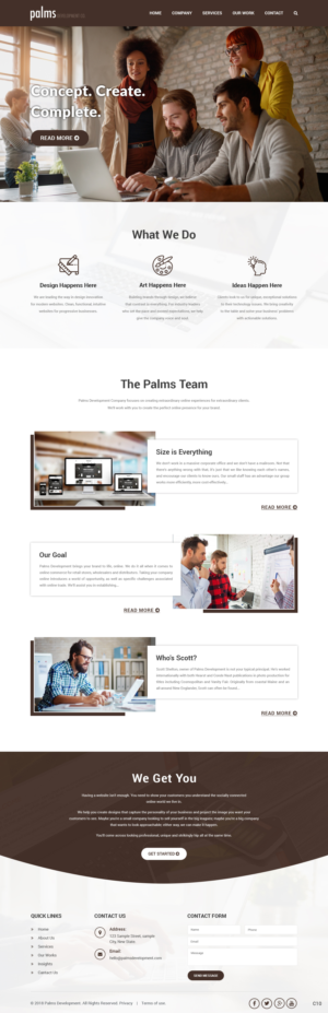 Web Design by pb for this project | Design: #20559211