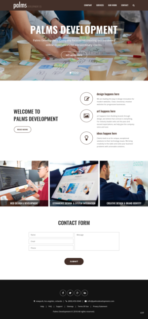 Web Design by pb for this project | Design: #20559216
