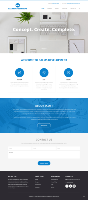 Web Design by pb for this project | Design: #20559219