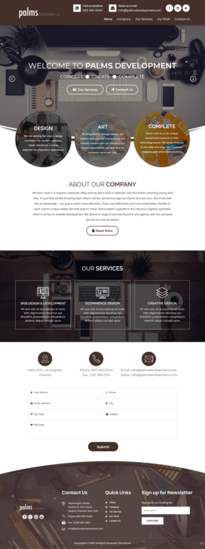 Web Design by pb for this project | Design: #20559220