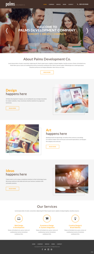 Web Design by pb for this project | Design: #20559224