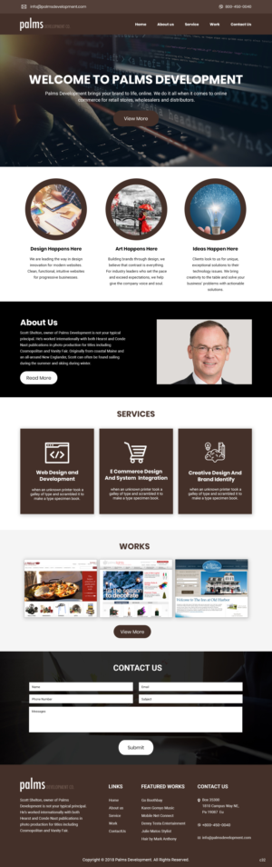 Web Design by pb for this project | Design: #20559225