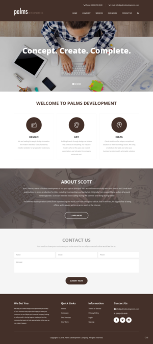 Web Design by pb for this project | Design: #20571072
