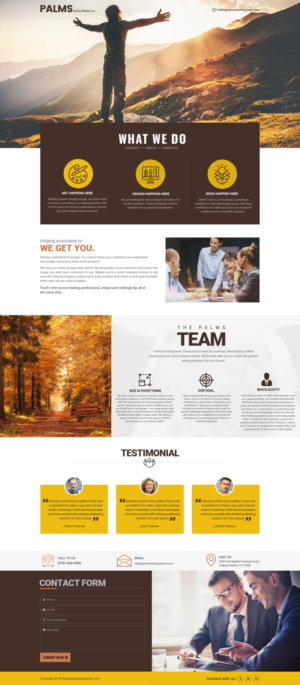 Web Design by Dream Logo Design for this project | Design: #20610585