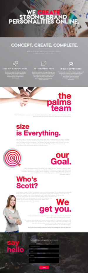 Web Design by ilovedesign1 for this project | Design: #20607869