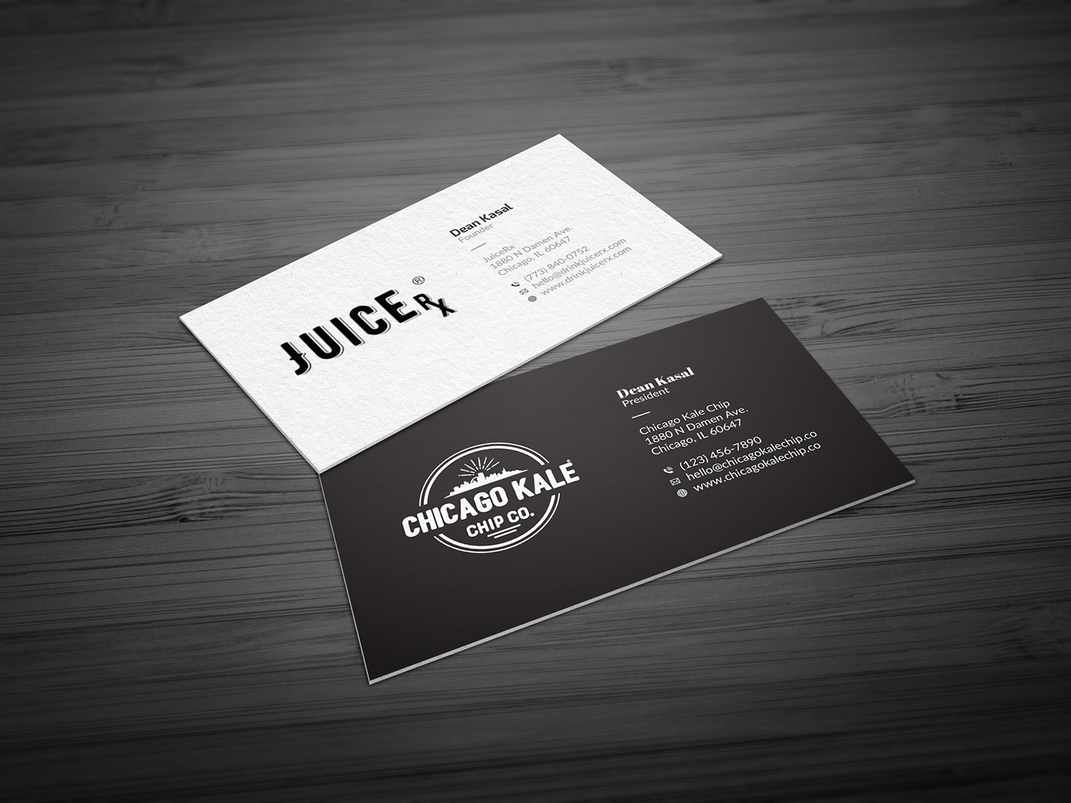 Diseño de Tarjeta de Presentación por OxonoArt para JuiceRx | Diseño #20554198