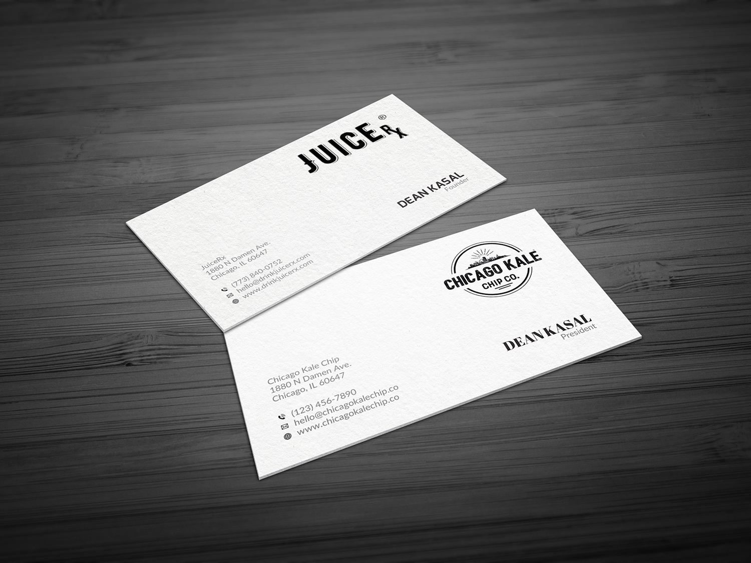 Diseño de Tarjeta de Presentación por OxonoArt para JuiceRx | Diseño #20554272